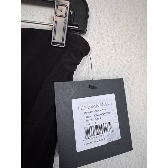 Norma Kamali Strapless Dress in Black Small - Picture 6 of 7